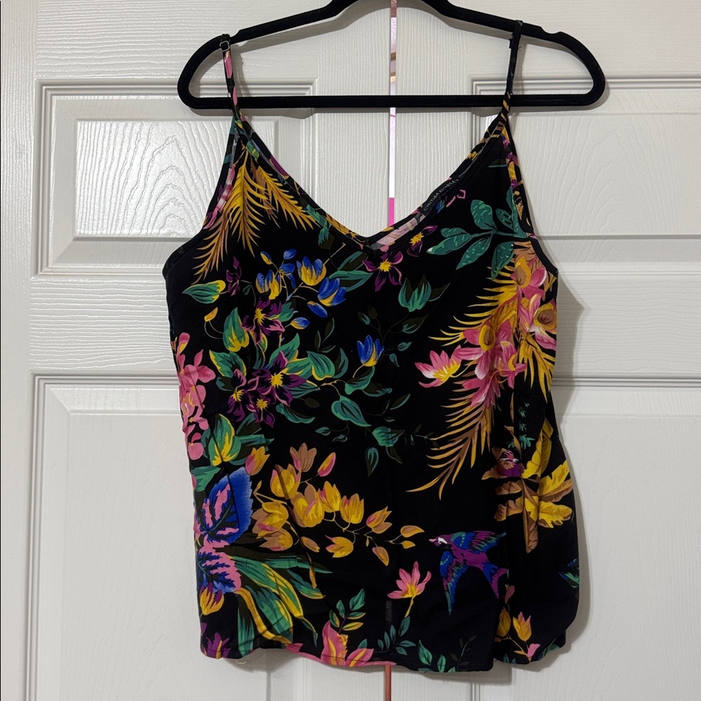 Cynthia Rowley Black Tropical Floral Tank & Pant Set - Picture 3 of 6